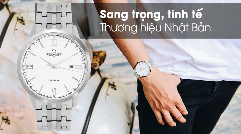 Đồng hồ nam SR Watch SG9002.1102 có thiết kế tinh tế