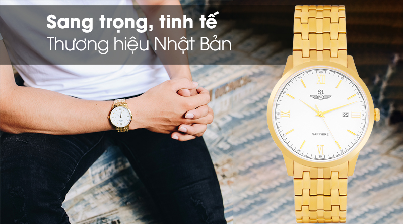Đồng hồ nam SR Watch SG9002.1402 có kiểu dáng tinh tế Đồng hồ nam SR Watch SG9002.1402 có kiểu dáng tinh tế