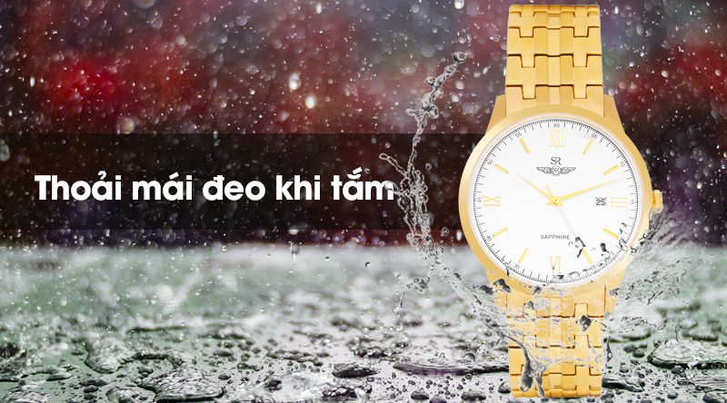 Đồng hồ nam SR Watch SG9002.1402 có khả năng chống nước khá tốt Đồng hồ nam SR Watch SG9002.1402 có khả năng chống nước khá tốt