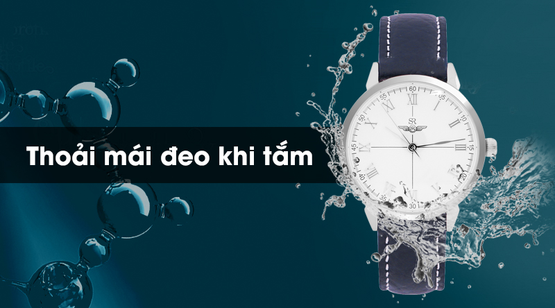 Đồng hồ nữ SR Watch SL2089.4102RNT thoải mái đeo khi tắm