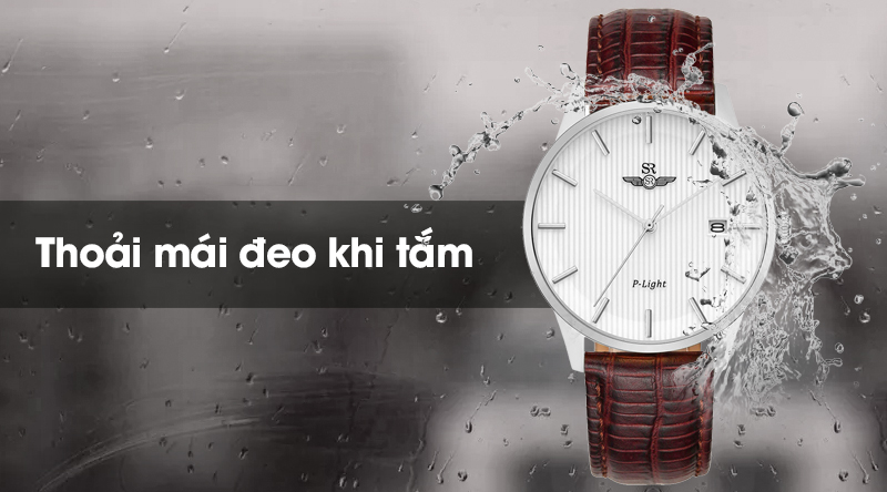 Đồng hồ nam SR Watch SG10050.4102PL có khả năng chống nước khá tốt