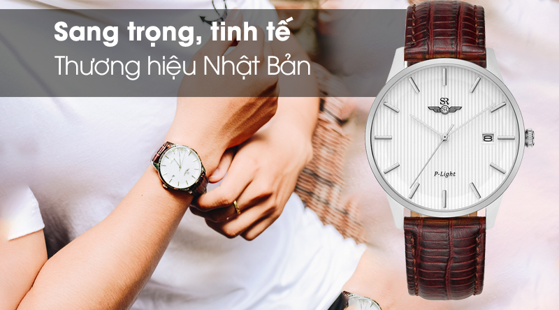 Đồng hồ nam SR Watch SG10050.4102PL có kiểu dáng tinh tế, sang trọng