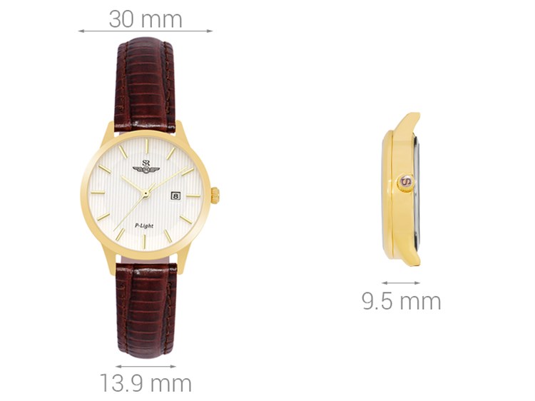 Đồng hồ SRWATCH 30 mm Nữ SL10050.4602PL Màu Nâu
