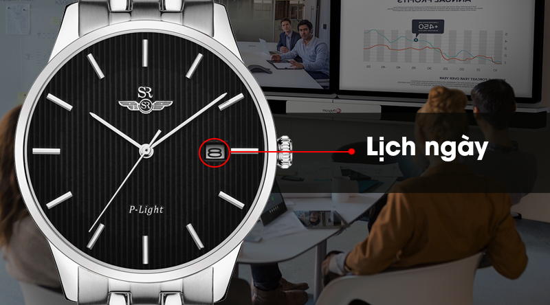 Đồng hồ nam SR Watch SG10051.1101PL có lịch ngày tiện ích Đồng hồ nam SR Watch SG10051.1101PL có lịch ngày tiện ích