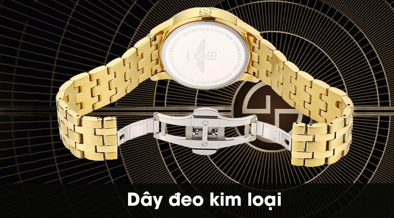 Đồng hồ nam SR Watch SG10051.1402PL có dây đeo bền đẹp, chống gỉ tốt