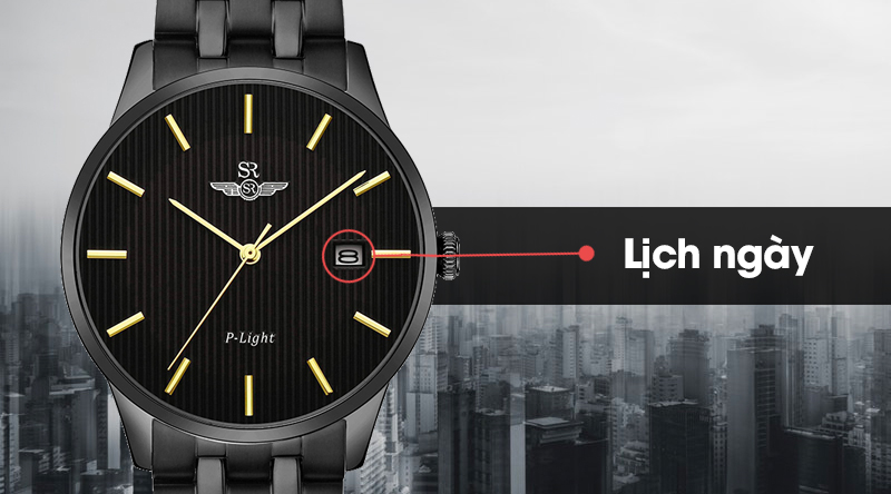 Đồng hồ nam SR Watch SG10051.1601PL có mặt lịch ngày hữu ích