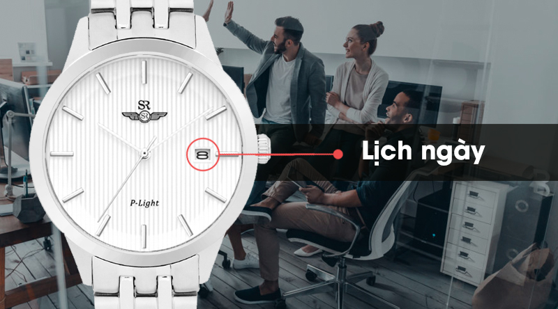 Đồng hồ nữ SR Watch SL10051.1102PL có lịch ngày tiện lợi Đồng hồ nữ SR Watch SL10051.1102PL có lịch ngày tiện lợi