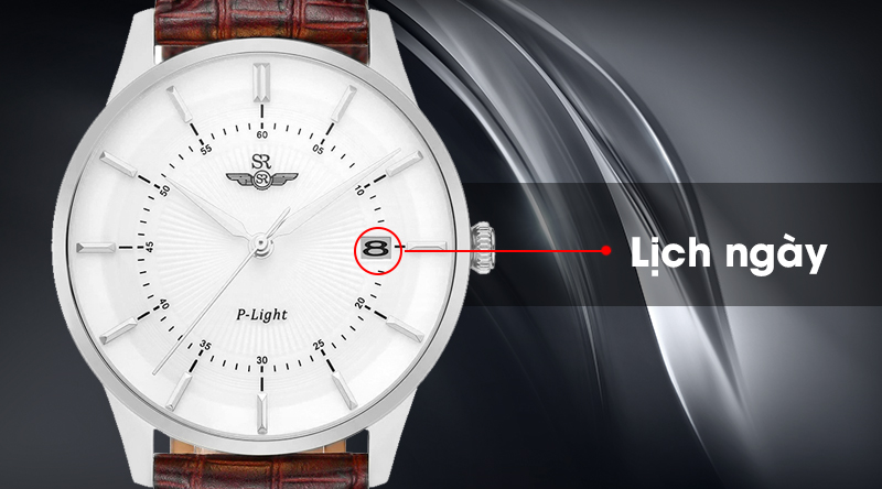 Đồng hồ nam SR Watch SG10060.4102PL có lịch ngày tiện lợi