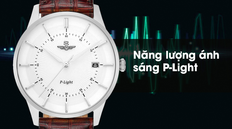 Đồng hồ nam SR Watch SG10060.4102PL sử dụng công nghệ P-Light