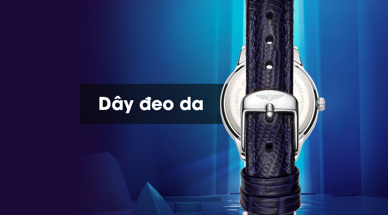 Đồng hồ nữ SR Watch SL10060.4103PL có dây đeo êm nhẹ, độ bền cao