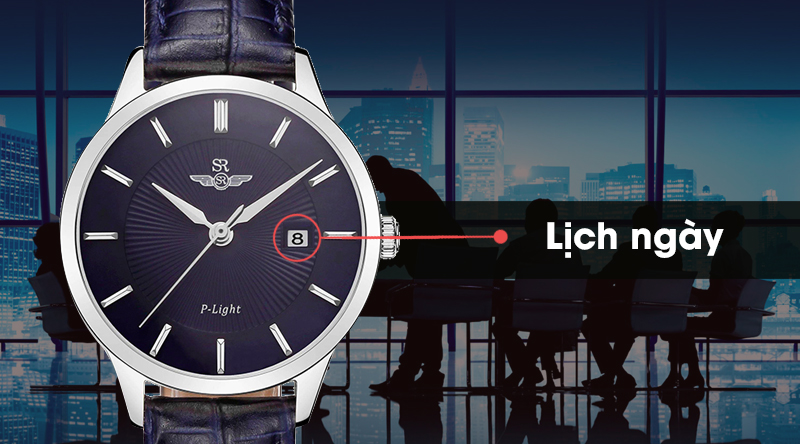 Đồng hồ nữ SR Watch SL10060.4103PL có mặt lịch ngày hữu ích