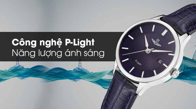Đồng hồ nữ SR Watch SL10060.4103PL sở hữu công nghệ P-Light hiện đại