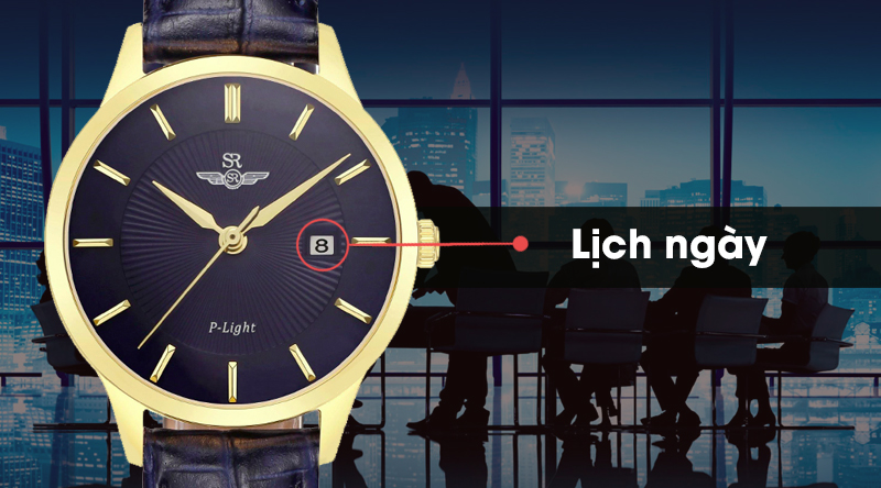 Đồng hồ nữ SR Watch SL10060.4603PL có lịch ngày tiện lợi