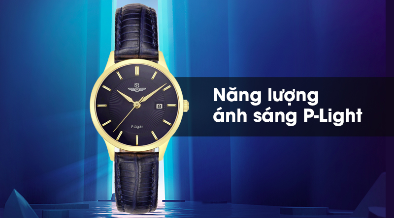 Đồng hồ nữ SR Watch SL10060.4603PL có công nghệ P-Light