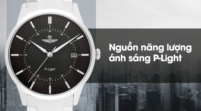 Đồng hồ nam SR Watch SG10061.1101PL sử dụng công nghệ P-Light Đồng hồ nam SR Watch SG10061.1101PL sử dụng công nghệ P-Light