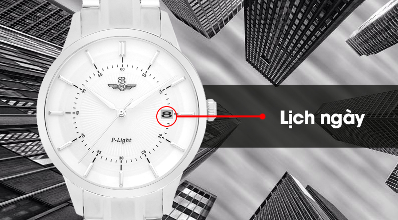 Đồng hồ nam SR Watch SG10061.1102PL có lịch ngày hữu dụng Đồng hồ nam SR Watch SG10061.1102PL có lịch ngày hữu dụng