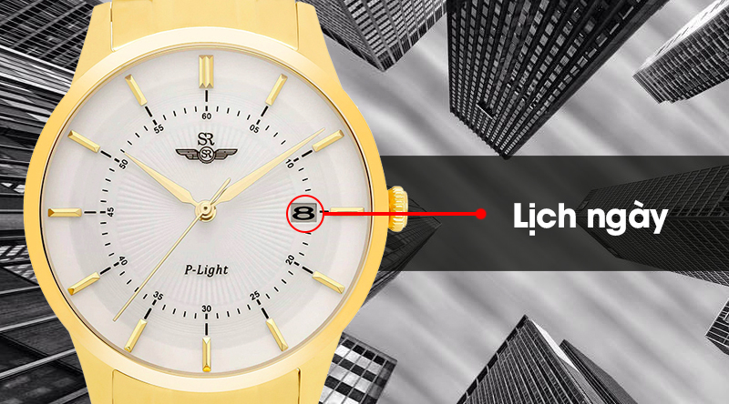Đồng hồ nam SR Watch SG10061.1402PL có lịch ngày tiện ích
