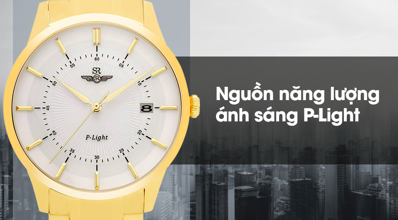 Đồng hồ nam SR Watch SG10061.1402PL sử dụng công nghệ P-Light hiện đại