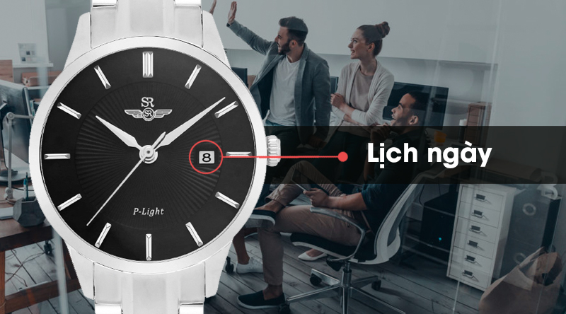 Đồng hồ nữ SR Watch SL10061.1101PL có lịch ngày tiện lợi Đồng hồ nữ SR Watch SL10061.1101PL có lịch ngày tiện lợi