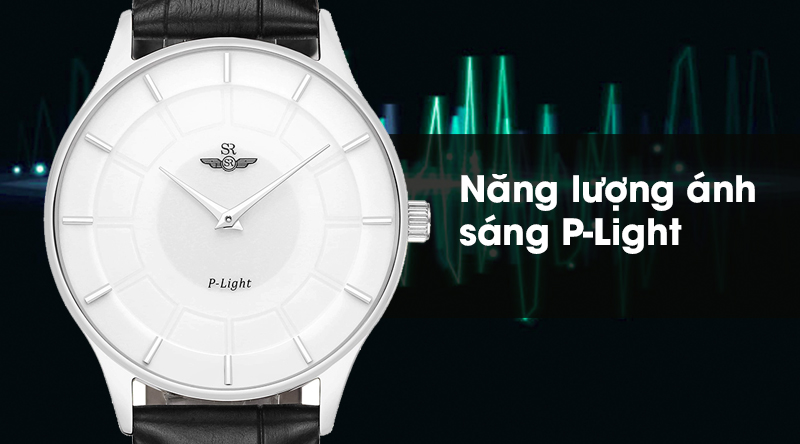 Đồng hồ nam SR Watch SG10070.4102PL được trang bị công nghệ P-Light
