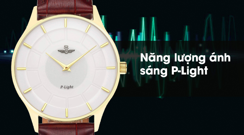 Đồng hồ nam SR Watch SG10070.4602PL được trang bị công nghệ P-Light hiện đại