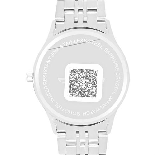 Đồng hồ SRWATCH 39 mm Nam SG10071.1202PL Màu Bạc