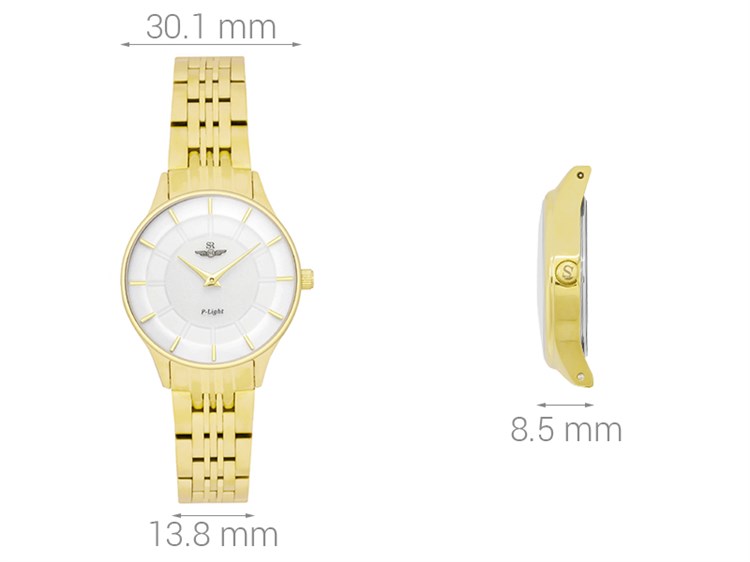 Đồng hồ SRWATCH 30.1 mm Nữ SL10071.1402PL Màu Vàng