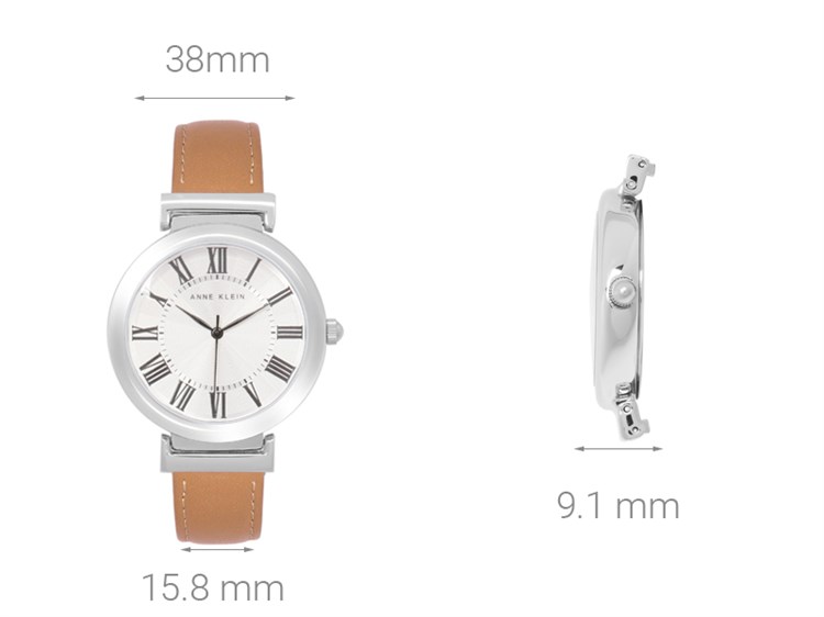 Đồng hồ ANNE KLEIN 38 mm Nữ AK/2137SVDT Màu Nâu
