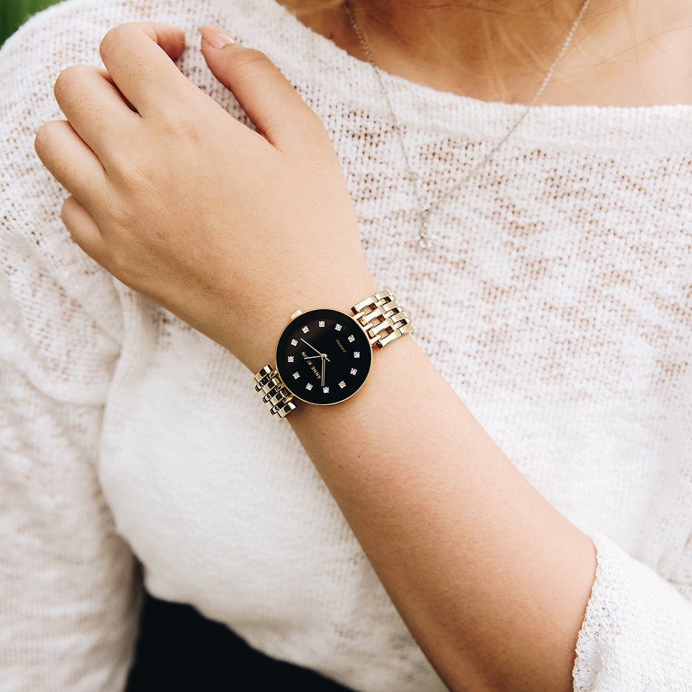 Đồng hồ ANNE KLEIN 30 mm Nữ AK/2944BKGB