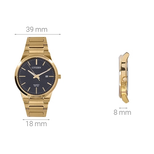 Đồng hồ CITIZEN 39 mm Nam BI5062-55E Màu Vàng