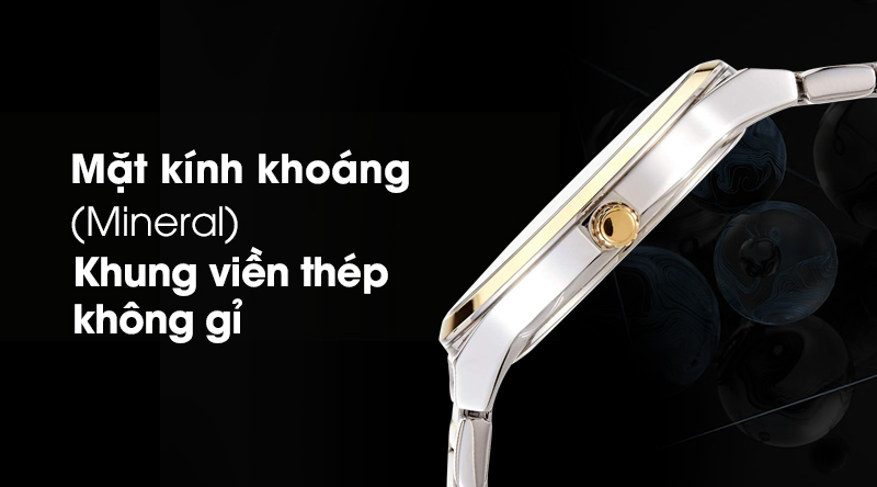 Đồng hồ nam Citizen BI5064-50A có mặt kính bền bỉ, khung viền chống ăn mòn Đồng hồ nam Citizen BI5064-50A có mặt kính bền bỉ, khung viền chống ăn mòn