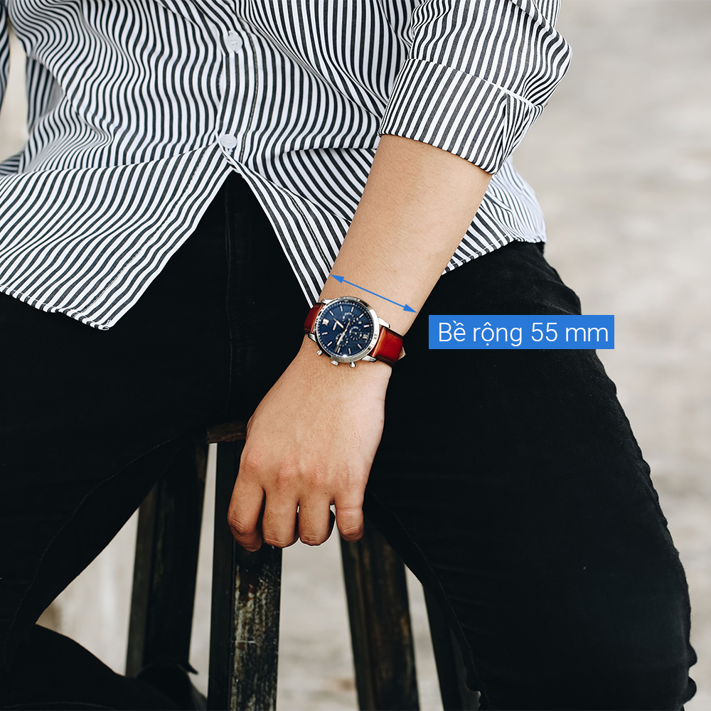 Đồng hồ FOSSIL Carlie 43.5 mm Nam FS5453