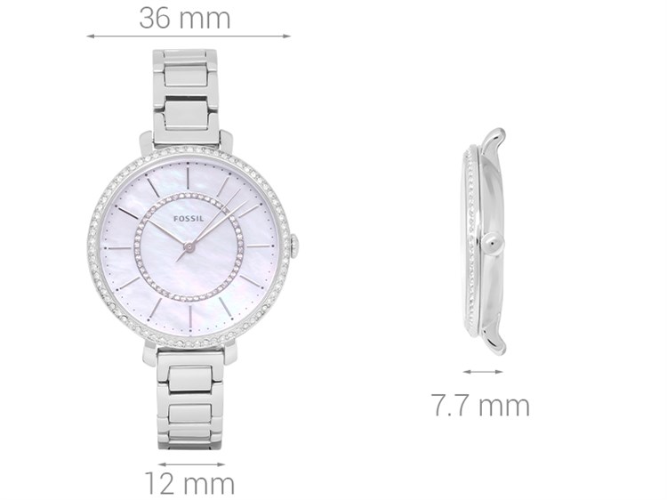 Đồng hồ FOSSIL Carlie 36 mm Nữ ES4451 Màu Bạc