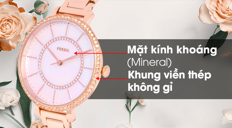 Đồng hồ Nữ Fossil ES4452 có khả năng chịu lực tốt Đồng hồ Nữ Fossil ES4452 có khả năng chịu lực tốt