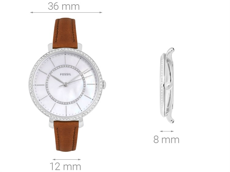 Đồng hồ FOSSIL Carlie 36 mm Nữ ES4454 Màu Nâu