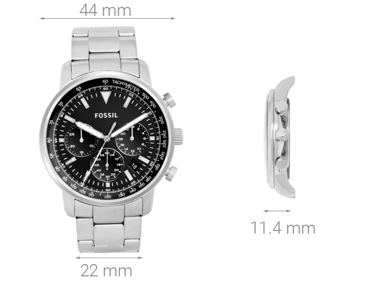 Đồng hồ Nam Fossil FS5412 Màu Bạc