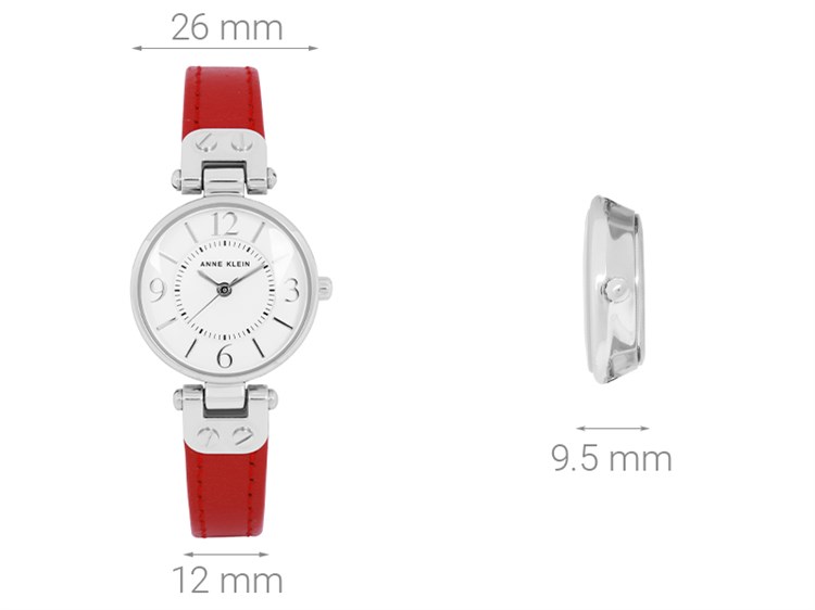 Đồng hồ ANNE KLEIN 26 mm Nữ 10/9443WTRD Màu Đỏ