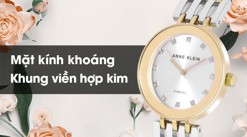 Đồng hồ Nữ Anne Klein AK/2945SVTT có khả năng chịu lực tốt Đồng hồ Nữ Anne Klein AK/2945SVTT có khả năng chịu lực tốt