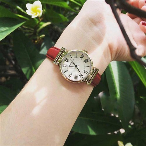 Đồng hồ ANNE KLEIN 28 mm Nữ AK/2246CRRD Màu Đỏ