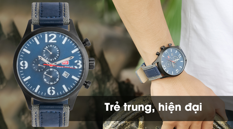 Đồng hồ nam Mini Focus MF0003G.03 mang nét hiện đại Đồng hồ nam Mini Focus MF0003G.03 mang nét hiện đại