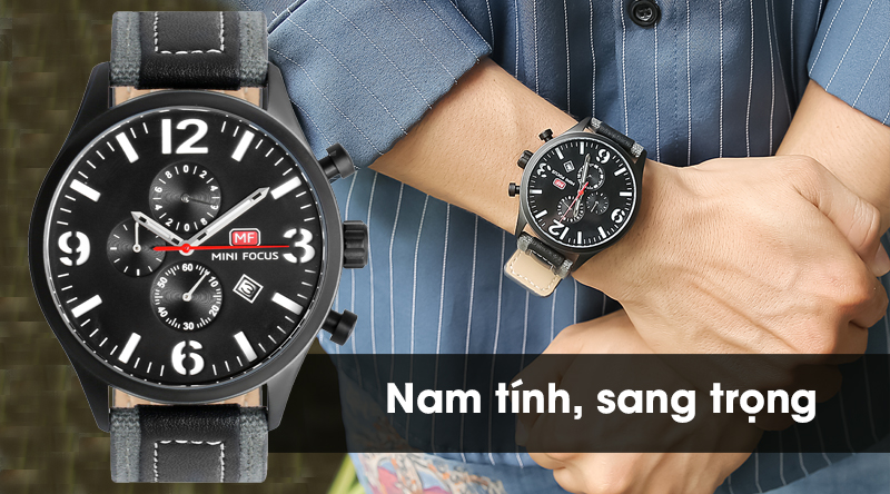 Đồng hồ nam Mini Focus MF0003G.04 mang nét sang trọng