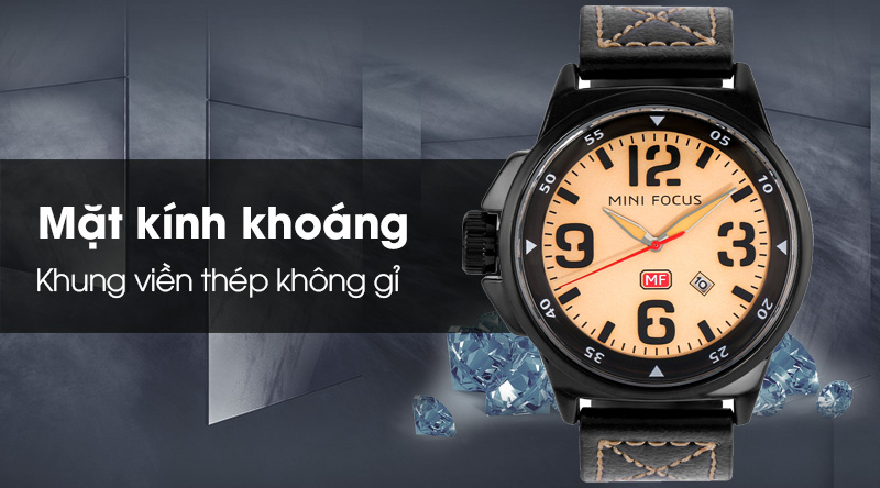 Đồng hồ Nam Mini Focus MF0004G.03 có mặt kính bền bỉ, khung viền chắc chắn Đồng hồ Nam Mini Focus MF0004G.03 có mặt kính bền bỉ, khung viền chắc chắn