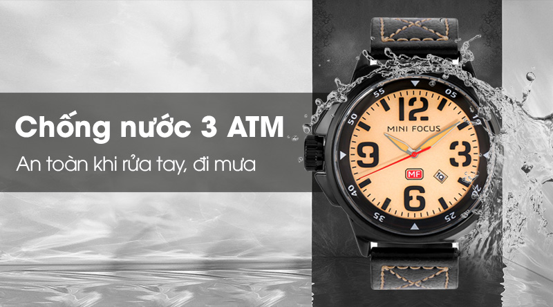 Đồng hồ Nam Mini Focus MF0004G.03 có hệ số chống nước 3 ATM Đồng hồ Nam Mini Focus MF0004G.03 có hệ số chống nước 3 ATM