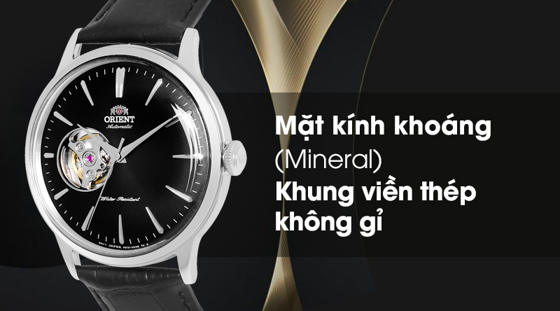 Đồng hồ nam Orient RA-AG0004B10B có mặt kính trong suốt, khung viền cứng cáp Đồng hồ nam Orient RA-AG0004B10B có mặt kính trong suốt, khung viền cứng cáp