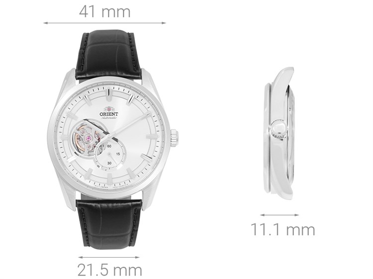 Đồng hồ ORIENT 41 mm Nam RA-AR0004S10B Màu Đen