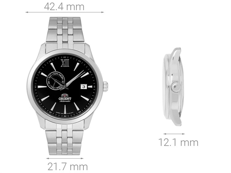 Đồng hồ ORIENT 42.4 mm Nam FAL00002B0 Màu Bạc