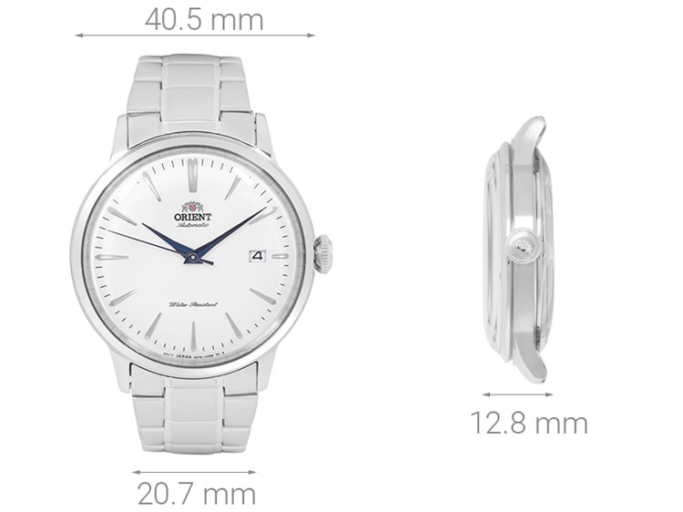 Đồng hồ ORIENT Bambino 40.5 mm Nam RA-AC0005S10B Màu Bạc