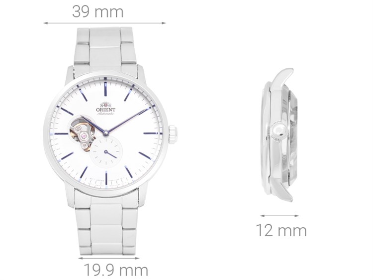 Đồng hồ ORIENT 39 mm Nam RA-AR0102S10B Màu Bạc