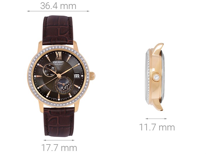 Đồng hồ Nữ Orient RA-AK0005Y10B - Cơ tự động Màu Nâu