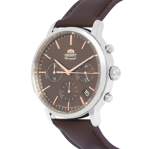 Đồng hồ ORIENT 39.8 mm Nam RA-KV0304Y10B Màu Nâu